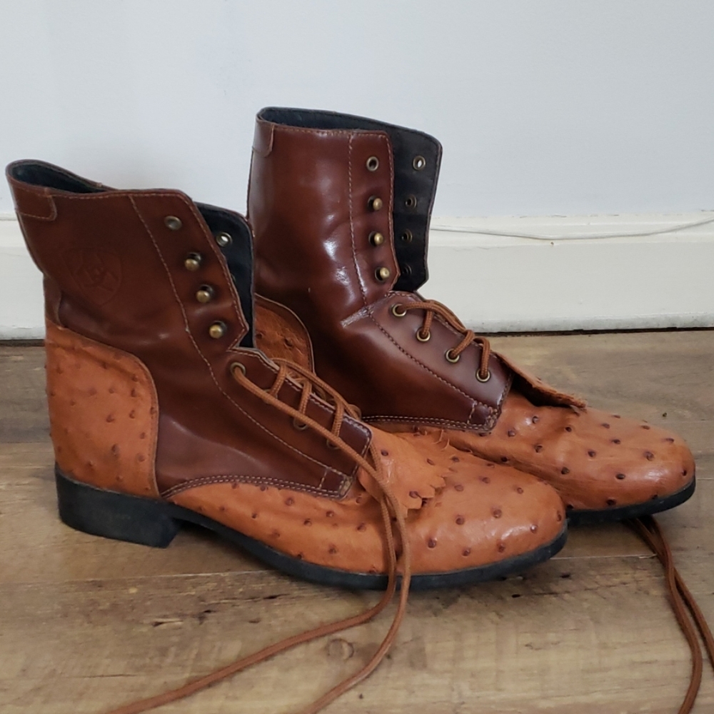 Ariat Full Quill Ostrich boots